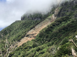August Rockfall on Mount Lidgbird