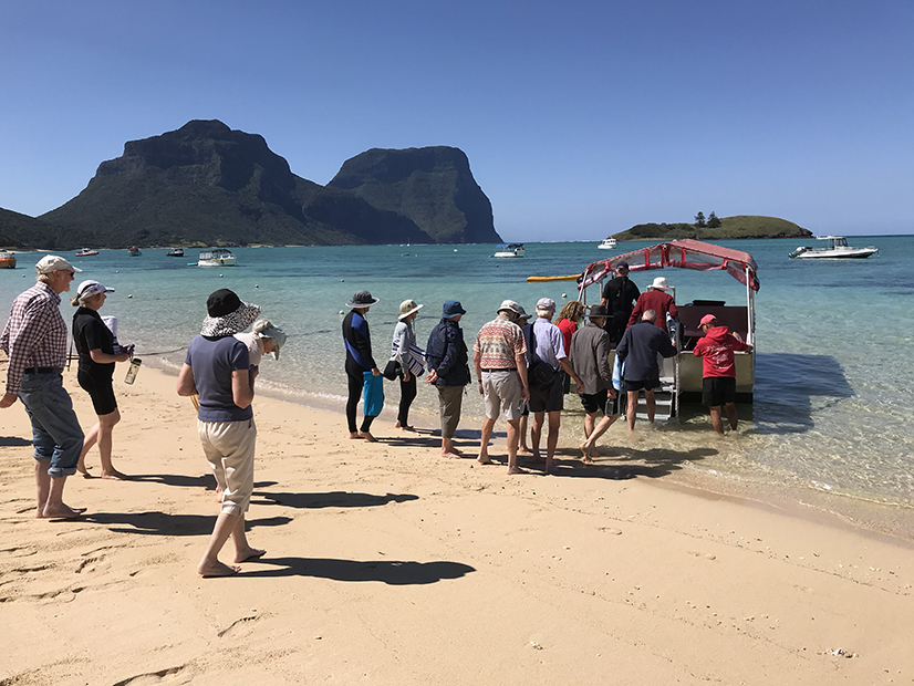 Boarding Islander Cruises to North Bay for the day